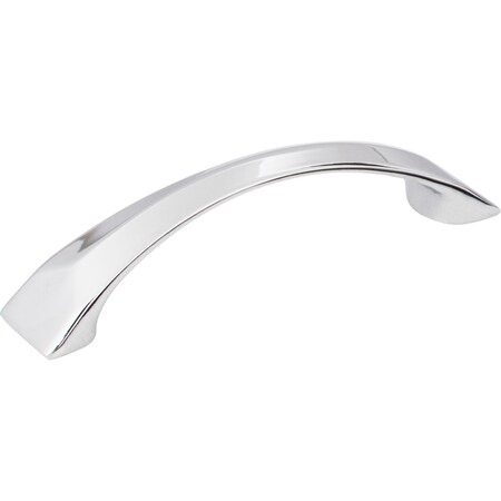 Jeffrey Alexander 96 mm Center-to-Center Polished Chrome Pyramid Cairo Cabinet Pull 595-96PC